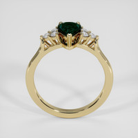 1.30 Ct. Bluish Green Sapphire Ring, 14K Yellow Gold 3