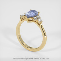 1.90 Ct. Sapphire Ring, 14K Yellow Gold 2