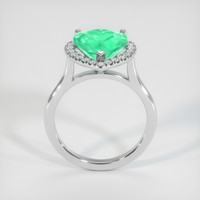 2.72 Ct. Emerald Ring, Platinum 950 3