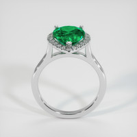 2.42 Ct. Emerald Ring, Platinum 950 3