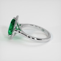 2.42 Ct. Emerald Ring, Platinum 950 4