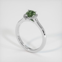 1.14 Ct. Green Sapphire Ring, Platinum 950 2
