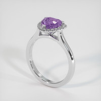 1.64 Ct. Sapphire Ring, Platinum 950 2