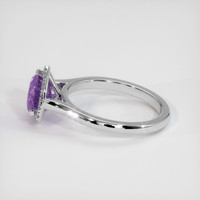 1.64 Ct. Sapphire Ring, 14K White Gold 4