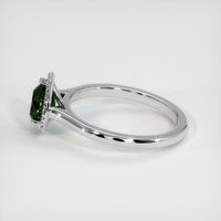 1.22 Ct. Sapphire Ring, 18K White Gold 4
