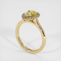 2.33 Ct. Yellow Sapphire Ring, 10K Yellow Gold 2