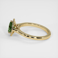 1.20 Ct. Green Sapphire Ring, 14K Yellow Gold 4