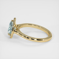 2.20 Ct. Green Sapphire Ring, 14K Yellow Gold 4