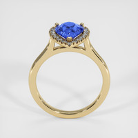 2.01 Ct. Blue Sapphire Ring, 14K Yellow Gold 3