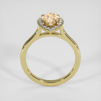 2.32 Ct. Padparadscha Sapphire Ring, 14K Yellow Gold 3