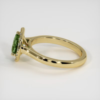 0.68 Ct. Sapphire Ring, 18K Yellow Gold 4