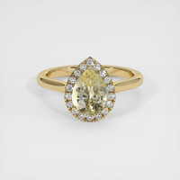 2.33 Ct. Sapphire Ring, 18K Yellow Gold 1