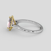 1.88 Ct. Pink Sapphire Ring, 18K Yellow & White 4