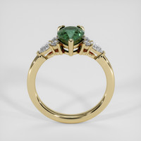 2.04 Ct. Green Sapphire Ring, 10K Yellow Gold 3