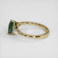 2.04 Ct. Green Sapphire Ring, 10K Yellow Gold 4