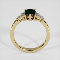 1.30 Ct. Bluish Green Sapphire Ring, 14K Yellow Gold 3