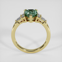 1.70 Ct. Bluish Green Sapphire Ring, 14K Yellow Gold 3