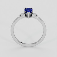 0.93 Ct. Blue Sapphire Ring, Platinum 950 3
