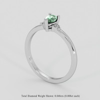 0.44 Ct. Alexandrite Ring, Platinum 950 2
