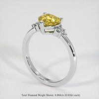 1.66 Ct. Gemstone Ring, Platinum 950 2