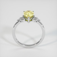 2.22 Ct. Yellow Sapphire Ring, Platinum 950 3