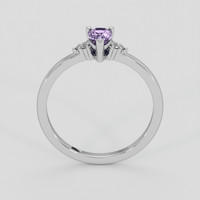 0.57 Ct. Bluish Purple Sapphire Ring, Platinum 950 3