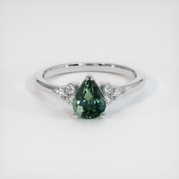 0.96 Ct. Sapphire Ring, Platinum 950 1