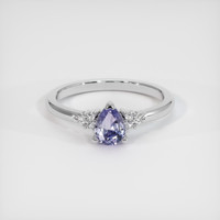 0.42 Ct. Sapphire Ring, Platinum 950 1