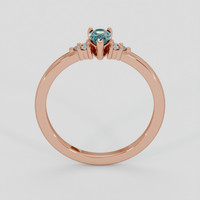 0.32 Ct. Alexandrite Ring, 14K Rose Gold 3