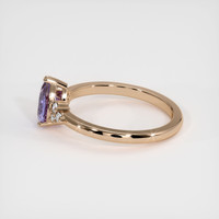 0.89 Ct. Sapphire Ring, 14K Rose Gold 4
