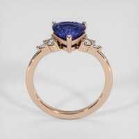 1.94 Ct. Blue Sapphire Ring, 14K Rose Gold 3