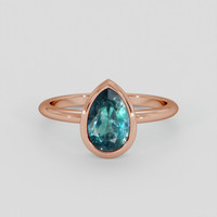 0.32 Ct. Alexandrite Ring, 18K Rose Gold 1