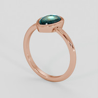 0.32 Ct. Alexandrite Ring, 18K Rose Gold 2