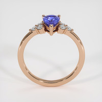 1.30 Ct. Violet Sapphire Ring, 18K Rose Gold 3