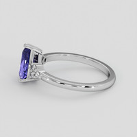 2.60 Ct. Purple Sapphire Ring, 10K White Gold 4
