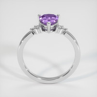 1.18 Ct. Purple Sapphire Ring, 10K White Gold 3