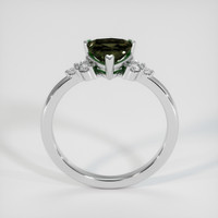 1.53 Ct. Greenish Brown Sapphire Ring, 10K White Gold 3
