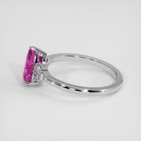 2.29 Ct. Pink Sapphire Ring, 14K White Gold 4