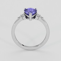 2.60 Ct. Purple Sapphire Ring, 14K White Gold 3