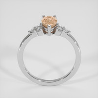 1.20 Ct. Padparadscha Sapphire Ring, 14K White Gold 3