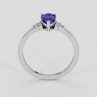 1.26 Ct. Color Change Sapphire Ring, 14K White Gold 3