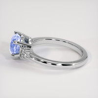 1.63 Ct. Blue Sapphire Ring, 14K White Gold 4
