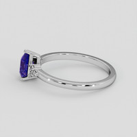 1.26 Ct. Color Change Sapphire Ring, 18K White Gold 4