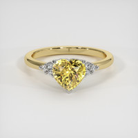 1.66 Ct. Gemstone Ring, 14K White & Yellow 1