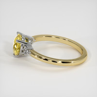 1.66 Ct. Gemstone Ring, 14K White & Yellow 4