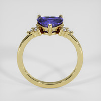 1.52 Ct. Purplish Blue Sapphire Ring, 10K Yellow Gold 3