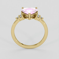 1.96 Ct. Pink Sapphire Ring, 14K Yellow Gold 3