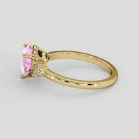 2.19 Ct. Pink Sapphire Ring, 14K Yellow Gold 4