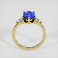 2.53 Ct. Blue Sapphire Ring, 14K Yellow Gold 3