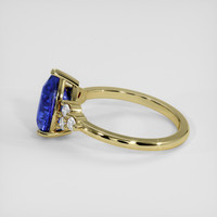 2.53 Ct. Blue Sapphire Ring, 14K Yellow Gold 4